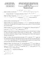 Đề 9 hạc thành Đề 1