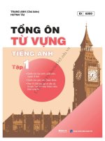 T1   tổng Ôn từ vựng tiếng anh ????
