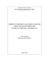 01050005803 nghiên cứu diễn biến và Đặc Điểm của bụi mịn trong môi trường không khí tại khu vực biên hòa – tỉnh Đồng nai