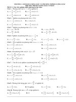 Đề cương lượng giác