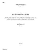 Dự toán Điều chỉnh in