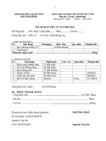 1 kế hoạch thu vu 10 2025