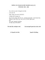 Gia hân atgt lớp 9