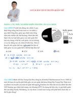 BÀI TẬP DI TRUYỀN QUẦN THỂ - CÓ ĐÁP ÁN