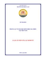 Pháp luật về bảo hộ nhãn hiệu ba chiều tại việt nam