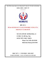 Đồ Án 1 Đề tài Đánh giá và so sánhhiệunăngcủasram 6t và sram8t