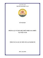 Tóm tắt pháp luật về bảo hộ nhãn hiệu ba chiều tại việt nam