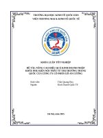 Nâng cao hiệu quả kinh doanh nhập khẩu phụ kiện nội thất từ thị trường trung quốc của công ty cổ phần gỗ an cường