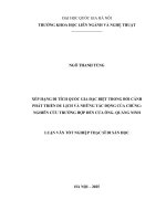 01050005839 xếp hạng di tích quốc gia Đặc biệt trong bối cảnh phát triển du lịch và những tác Động của chúng nghiên cứu trường hợp Đền cửa Ông   quảng ninh