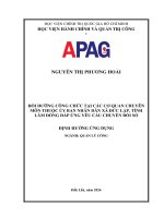 Bồi dưỡng công chức tại các cơ quan chuyên môn thuộc Ủy ban nhân dân xã Đức lập, tỉnh lâm Đồng Đáp Ứng yêu cầu chuyển Đổi số