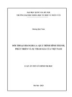 Đối thoại shangri la quá trình hình thành, phát triển và sự tham gia của việt nam