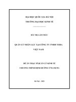 00050014282 nội dung quản lý nhân lực tại công ty tnhh toda việt nam