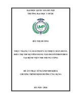 00050014334 Nội Dung Thực Trạng Và Giải Pháp Cải Thiện Chẩn Đoán, Điều Trị Trẻ Bị Viêm Màng Não Do Enterovirus Tại Bệnh Viện Nhi Trung Ương .Pdf