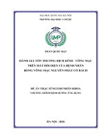 00050014328 Nội Dung Đánh Giả Tổn Thương Dịch Kính – Võng Mạc Trên Mắt Đối Diện Của Bệnh Nhân Bong Võng Mạc Nguyên Phát Có Rách .Pdf