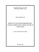 00050014177 Pháp Luật Về Giao Kết Hợp Đồng Đưa Người Lao Động Việt Nam Đi Làm Việc Ở Nước Ngoài .Pdf