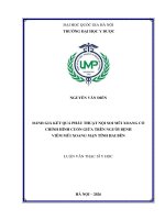 00050014375 Nội Dung Đánh Giá Kết Quả Phẫu Thuật Nội Soi Mũi Xoang Có Chỉnh Hình Cuốn Giữa Trên Người Bệnh Viêm Mũi Xoang Mạn Tính Hai Bên .Pdf