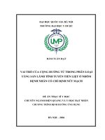 00050014339 Nội Dung Vai Trò Của Cộng Hưởng Từ Trong Phân Loại Tăng Sản Lành Tính Tuyến Tiền Liệt Ở Nhóm Bệnh Nhân Có Chỉ Định Nút Mạch.pdf