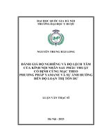 00050014337 Nội Dung Đánh Giá Độ Nghiêng Và Độ Lệch Tâm Của Kính Nội Nhãn Sau Phẫu Thuật Cố Định Củng Mạc Theo Phương Pháp Yamane Và Sự Ảnh Hưởng Đến Độ Loạn Thị Tồn Dư .Pdf