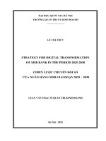 00051001019 strategy for digital transformation of msb bank in the period 2025 - 2030