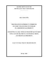 00051001027 the influence of product attributes on users’ willingness to upgrade in a freemium saas product