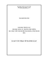 00050014213 giáo dục pháp luật cho học sinh các trường phổ thông qua thực tiễn thành phố thanh hóa, tỉnh thanh hóa