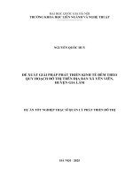 01050005830 Đề xuất giải pháp phát triển kinh tế Đêm theo quy hoạch Đô thị trên Địa bàn xã yên viên, huyện gia lâm