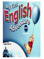 My first english adventure starter tb