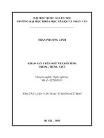02050008017 tom tat khảo sát uyển ngữ về giới tính trong tiếng việt