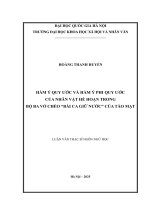 02050008016 noi dung hàm Ý quy Ước và hàm Ý phi quy Ước của nhân vật hề hoạn trong bộ ba chèo bài ca giữ nước của tào mạt