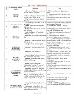 Chuyên Đề 1  từ cùng trường nghĩa