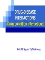 5 tương tác thuốc bệnh lý 2025