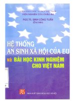 Hệ thống an sinh xã hội của eu và bài học kinh nghiệm cho việt nam