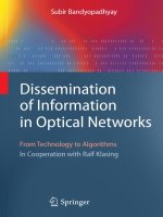 Dissemination of information in optical networks