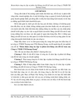 Khóa luận tốt nghiệp Kế toán kiểm toán: Hoàn thiện công tác lập và phân tích Bảng cân đối kế toán của Công ty TNHH thương mại Hương Giang