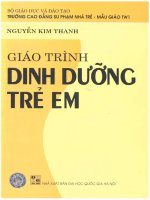 Giáo trình dinh dưỡng trẻ em (in lần thứ sáu) lc 02629