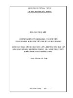 Đề tài nghiên cứu khoa học: Giáo dục thẩm mĩ cho học sinh lớp 3, Trường Tiểu học Vạn Sơn, quận Đồ Sơn, Hải Phòng thông qua nghệ thuật điêu khắc ở chùa Tháp Tường Long