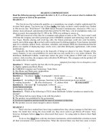 Reading comprehension