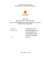 Đề bài  phân tích những khác biệt cá nhân về phong cách, tính cách và nhân cách cho ví dụ thực tiễn