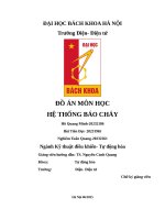 Đồ Án môn học hệ thống báo cháy