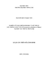 Nghiên cứu Đặc Điểm sinh học và kỹ thuật gây trồng loài vằng sẻ (jasminum subtriplinerve blume) tại khu vực trung trung bộ