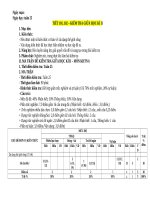 Ma trận, Đặc tả Đề kiểm tra giữa kì II KHTN 6 theo cv 7991