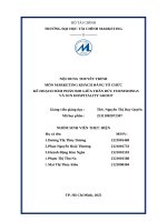 Môn marketing khách hàng tổ chức kế hoạch Đàm phán b2b giữa trần Đức furnishings và sun hospitality group