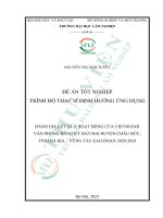 Đánh Giá Kết Quả Hoạt Động Của Chi Nhánh Văn Phòng Đăng Ký Đất Đai Huyện Châu Đức, Tỉnh Bà Rịa - Vũng Tàu Giai Đoạn 2020-2024.Pdf
