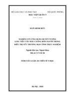 Tóm Tắt Nghiên Cứu Ứng Dụng Huyết Tương Giàu Tiểu Cầu Máu Cuống Rốn Người Trong Điều Trị Vết Thương Mạn Tính Thực Nghiệm.docx