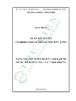 Nâng Cao Chất Lượng Dịch Vụ Việc Làm Tại Trung Tâm Dịch Vụ Việc Làm, Tỉnh Lâm Đồng.pdf