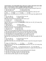 Câu hỏi giữa kì 2 theo bài không Đáp Án