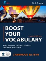 A&M ielts   cam 8   boost your vocabulary