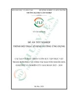 Cải Tạo Và Phát Triển Vườn Sưu Tập Thực Vật Trảng Bom Phục Vụ Công Tác Bảo Tồn Nguồn Gen, Giáo Dục Và Nghiên Cứu Giai Đoạn 2025 - 2030.Pdf