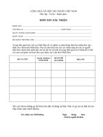 Giấy chứng nhận nhân thân (xã khó)