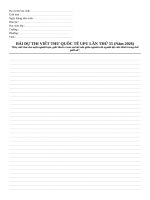 Mau giay viet thu upu